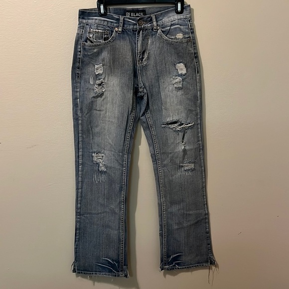 CJ Black Other - Men’s CJ Black Denim Boot Distressed Jeans Size 30x32 (GOOD)